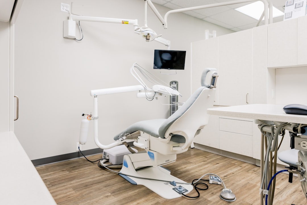 Calm, light-filled dental treatment room